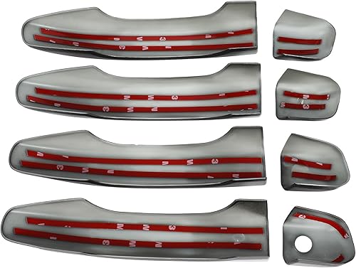 Miniatura 9 de OCPTY Juego de 4 cubiertas para manijas de puerta para Honda Accord 2018-2020 para Honda Accord, para exteriores del lado del conductor y del