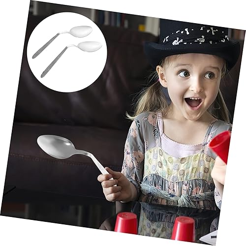 Miniatura 8 de Gadpiparty 24 piezas de rendimiento divertido trucos juguetes bromas para accesorios de primer plano plegable cuchara de metal plateado magia truco