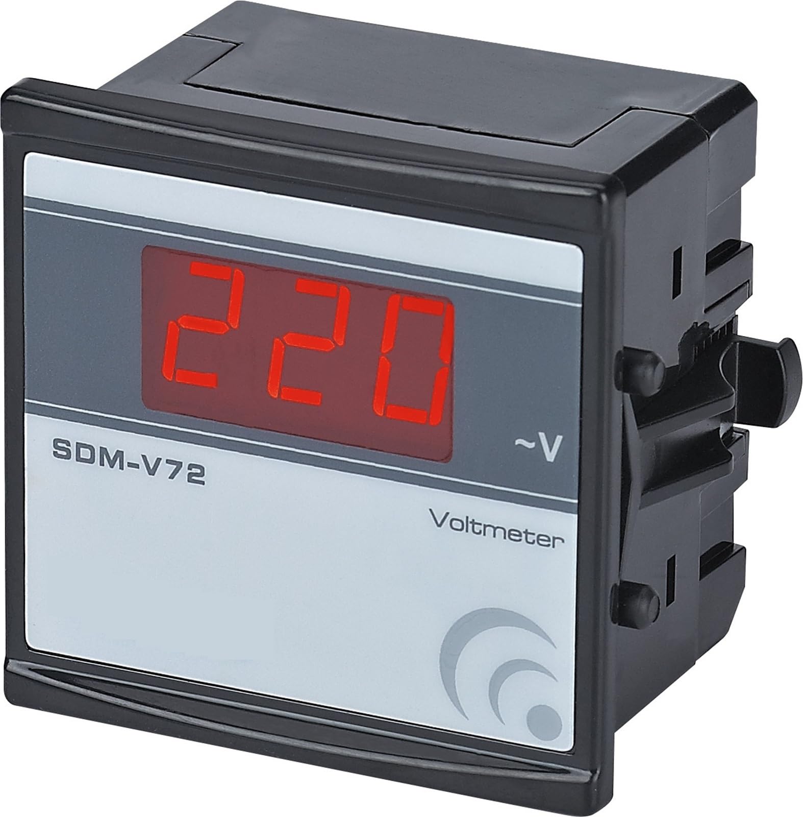 Voltímetro digital SDM-V, compacto y delgado, medidor de panel LED(36x96mm)