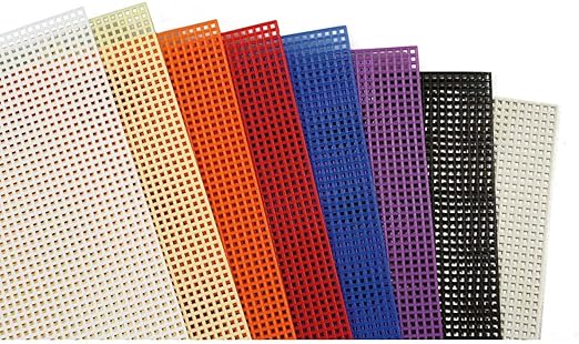 Herrschners 7 Mesh Plastic Canvas Assorted Color Pack
