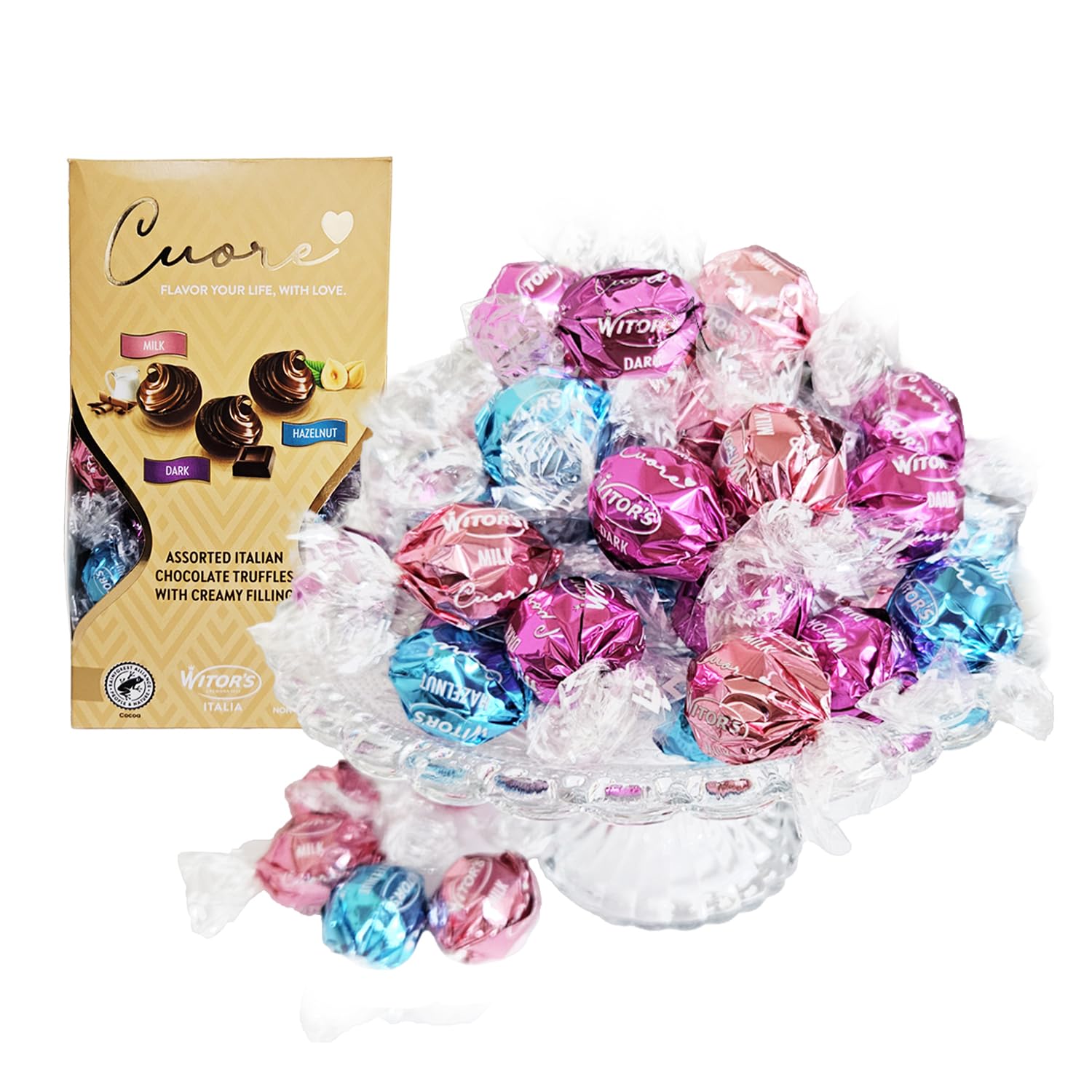 Amazon | クオーレ イタリアン チョコレート ウィターズ 3種 550g