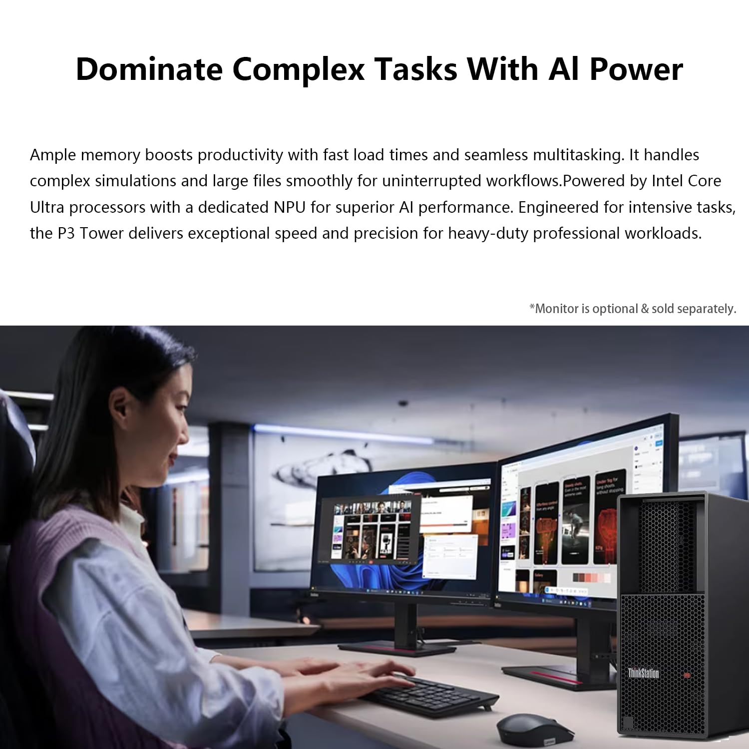 コスパ最強‼️ corei7搭載 ThinkStation デスクトップPC Amazon.co.jp: Lenovo ThinkStation P3 Tower デスクトップ AI PC