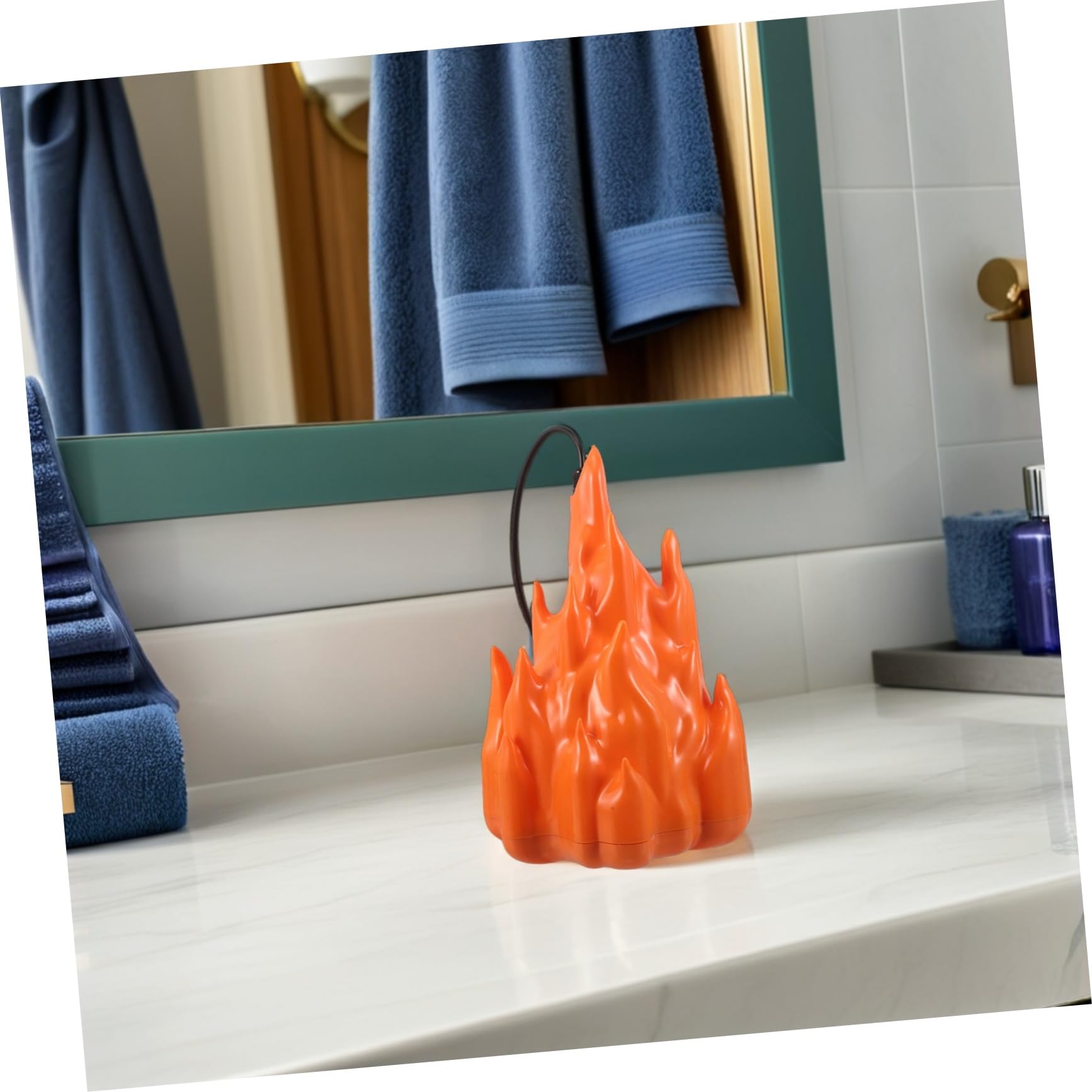 Anneome Lampada Effetto Fuoco Finto LED Luce Fiamma Tremolante Luce Notturna Fiamma Artificiale Decorativa per Stufa Patio Campeggio e Arredamento Casa