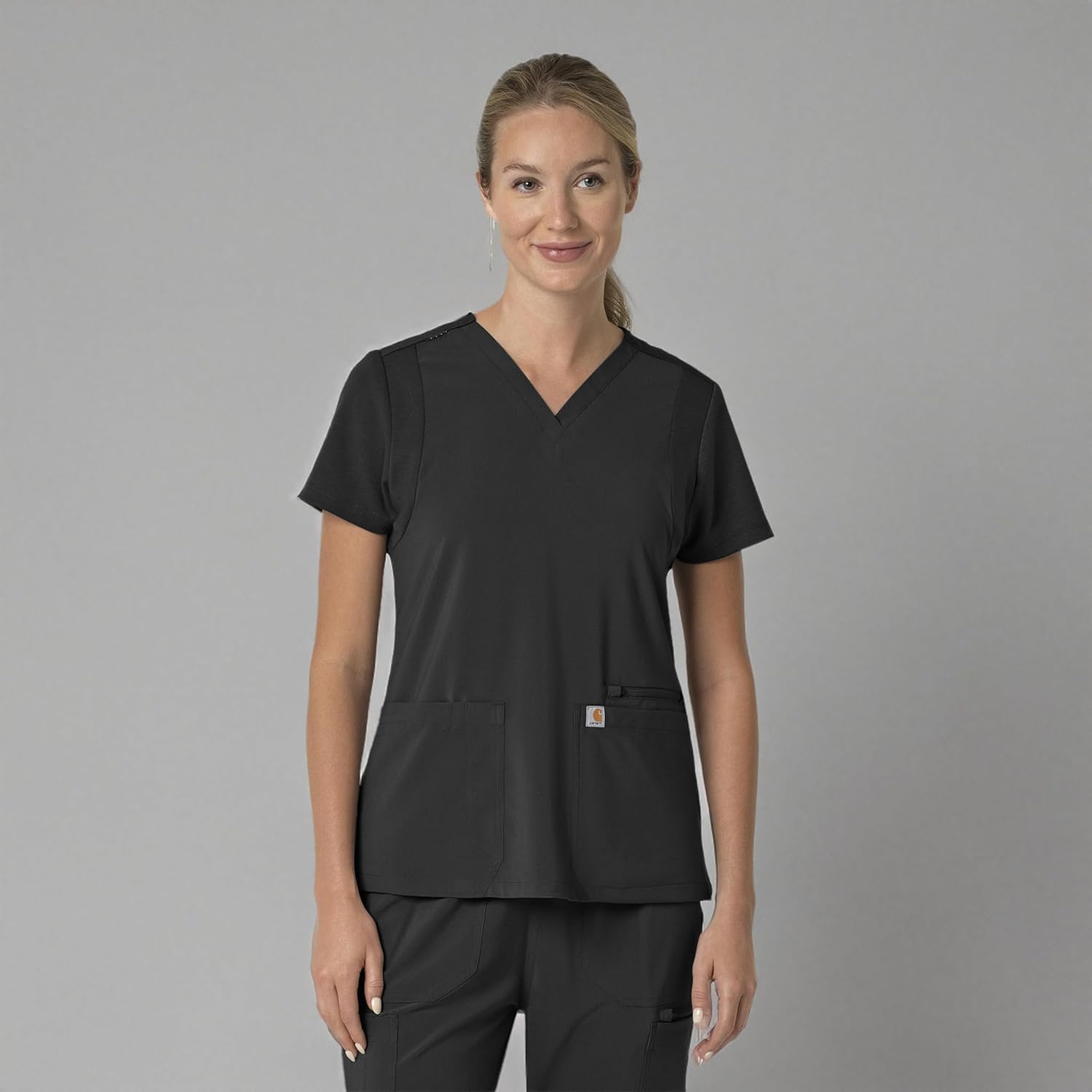 Carhartt Scrubs C13210 Women's Force® Cross-Flex Modern Fit Flex Panel - Image 13