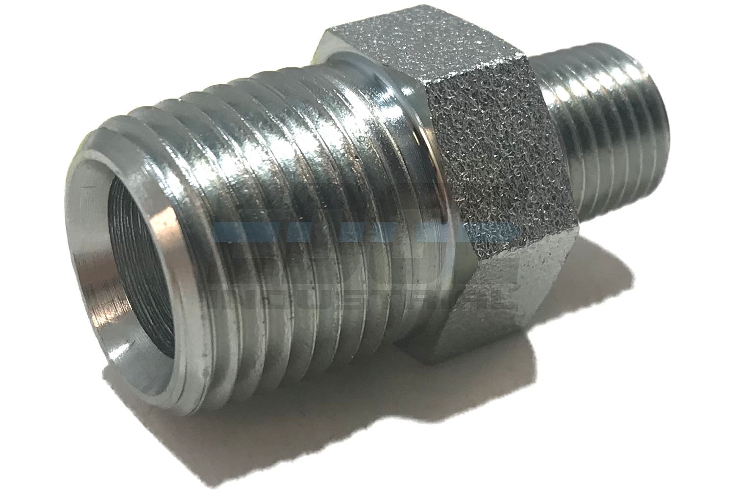 Steel REDUCING HEX Nipple 1/2" x 1/4" Male NPT MNPT HYDRUALIC/Fuel/AIR/Water/Oil/Gas/WOG