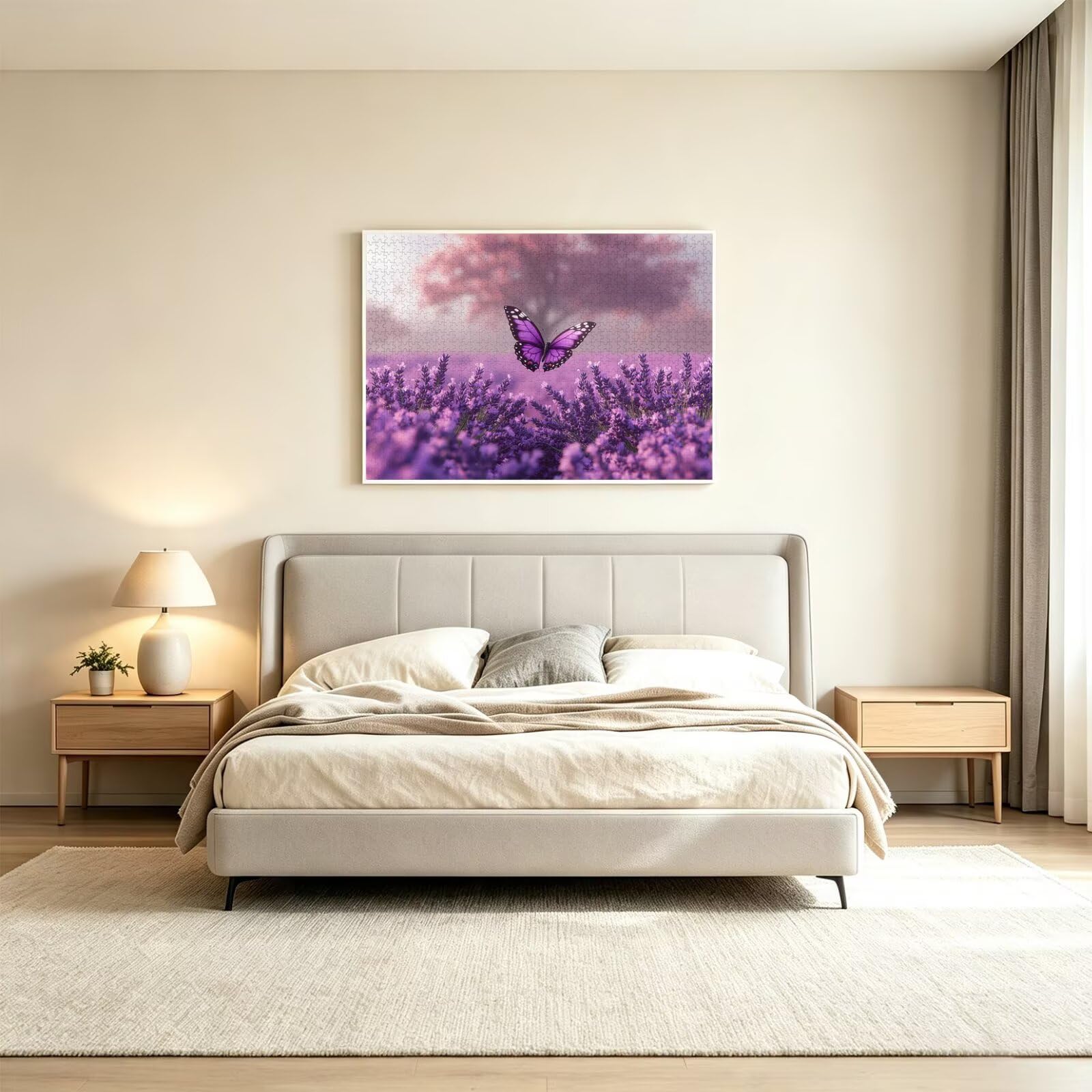 5000 sztuk puzzli dla dorosłych gry rodzinne, lawendowy motyl n-815
