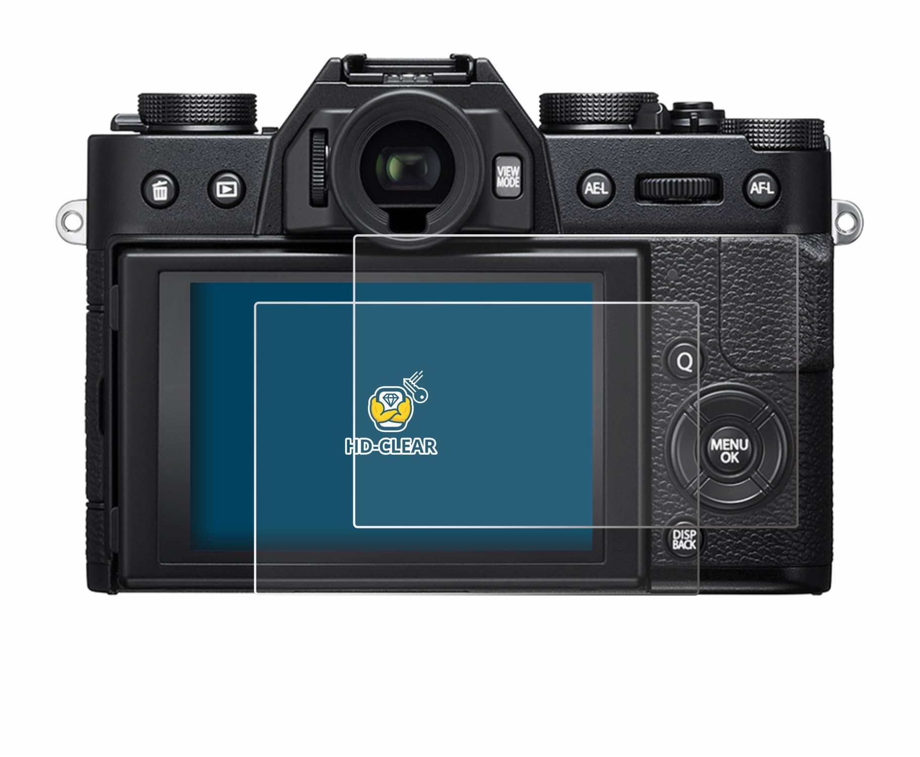 Brotect Pellicola Protettiva Per Fujifilm X-T200 (2 Pezzi), Trasparente, Anti-Impronta, Anti-Graffio, Made In Germany - 4