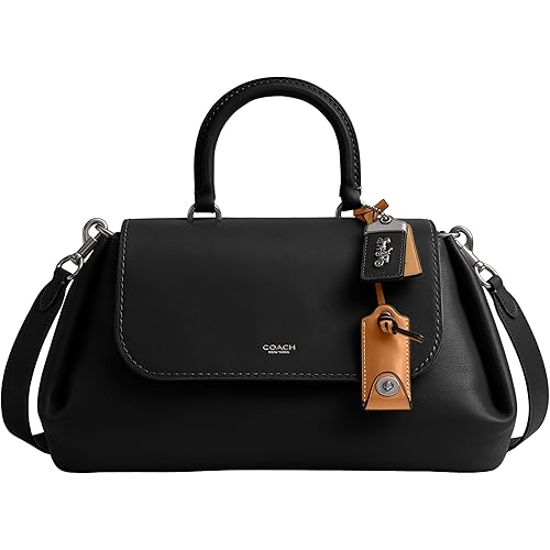 COACH womens Slouchy Rogue Top Handle Bag