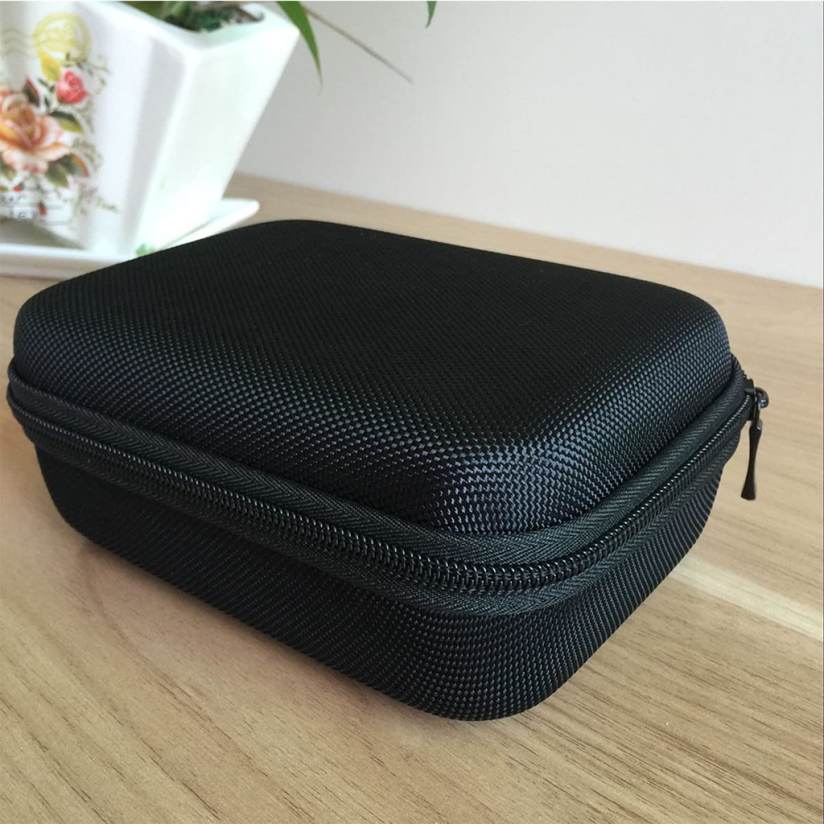 Gatuida 2pezzi Eva Earphone Storage Box Custodia Porta Auricolari e Accessori Elettronici Design Compatto e Resistente Agli Urti Nero