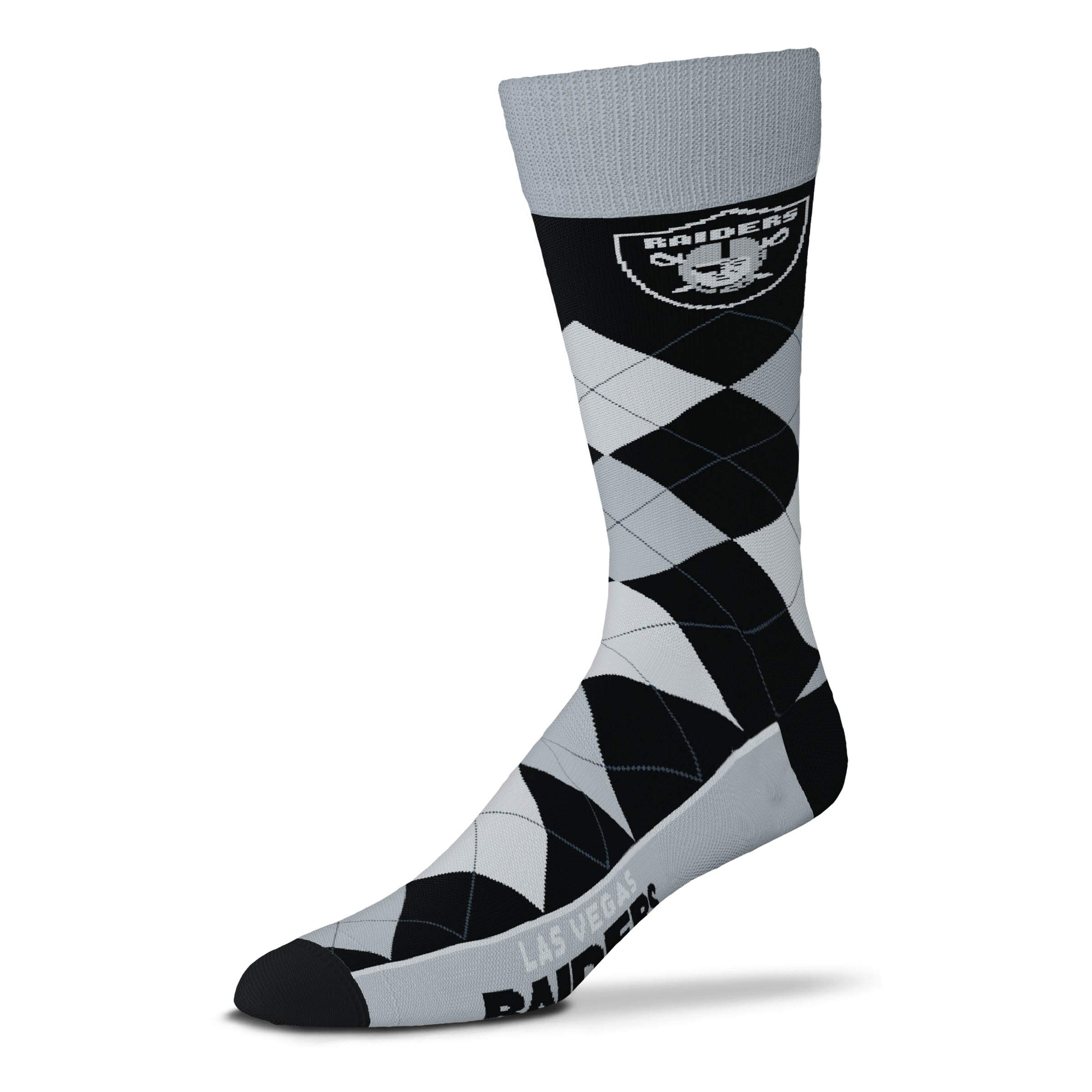 FBF NFL unisex-adult Argyle Line Up Team Socks