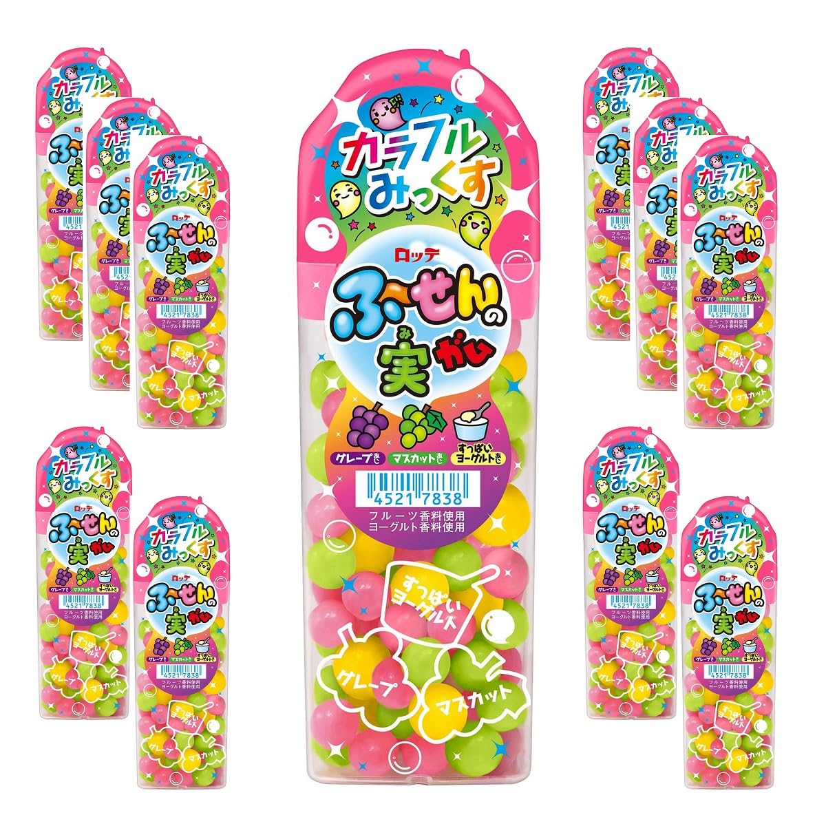 Amazon | ロッテ ふ～せんの実(カラフルみっくす) 35g×10個 | ロッテ
