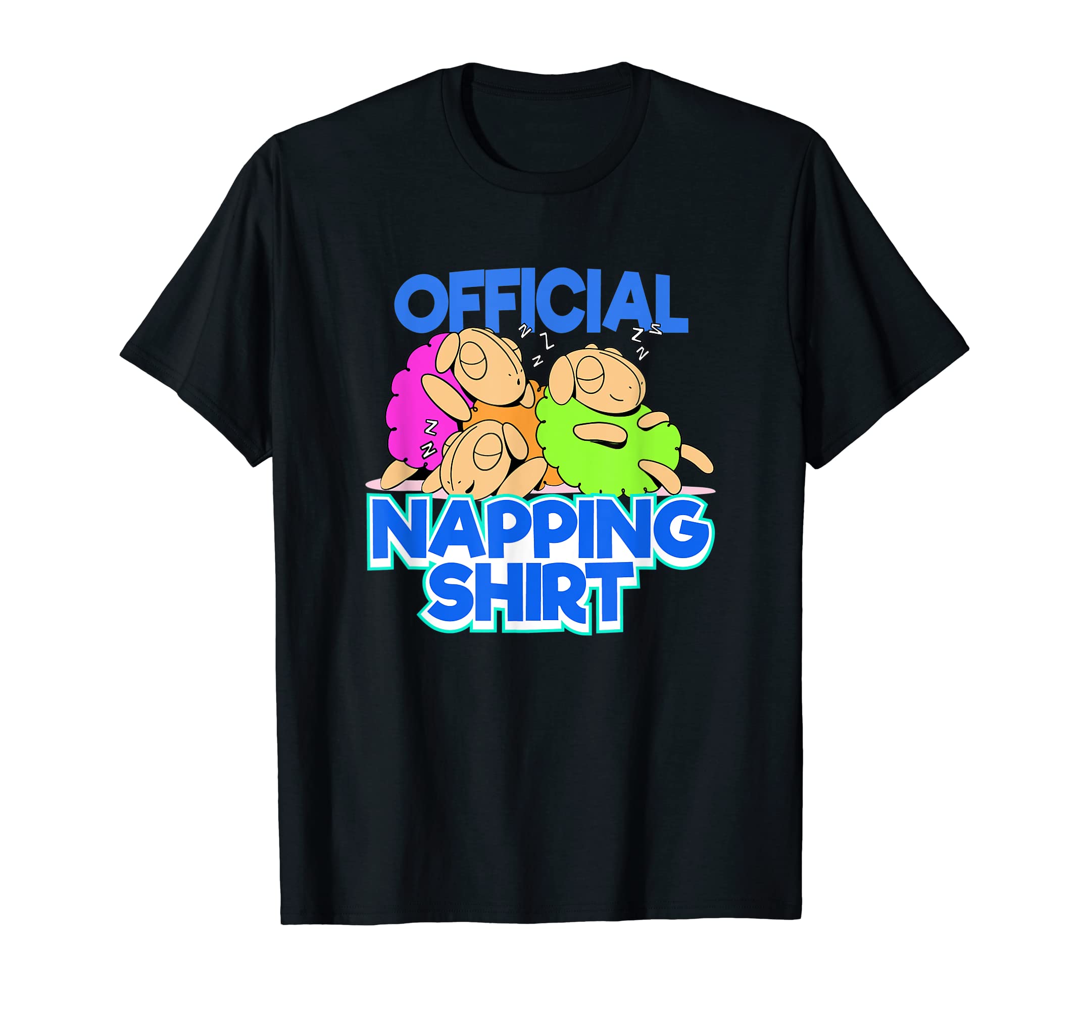 Funny Sleeping Sheep - This Is my Official Napping Shirt T-Shirt