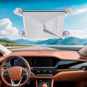Starlink Mini Suction Cup Mount Starlink Mini Car Mount for Car Sunroof RV Boat & Window Starlink Mini Accessories with Strong Suction for Stable Satellite Signal when Travelling