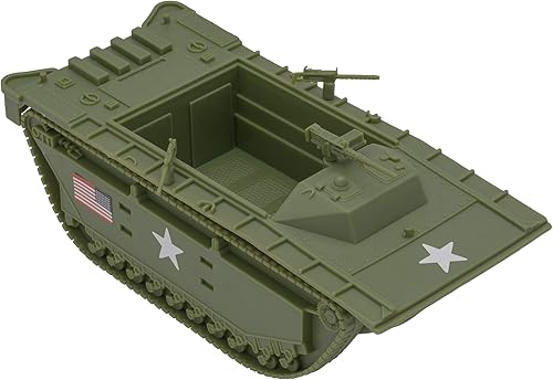 BMC WW2 USMC Amtrac LVT - Vehículo anfibio 1:32 para hombres plásticos del ejército