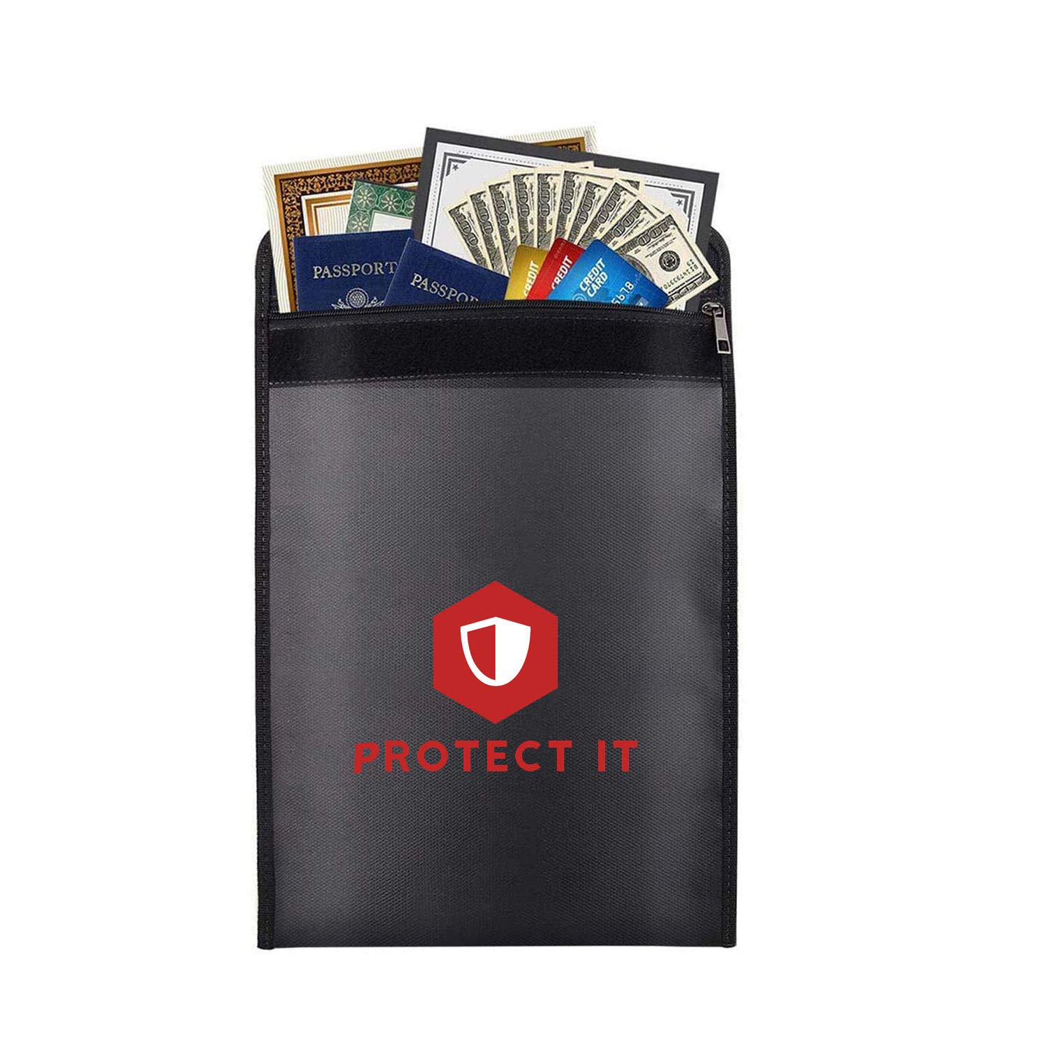 Buy PROTECT IT Fireproof Document Bag, 11”x15”, NonItchy Silicon