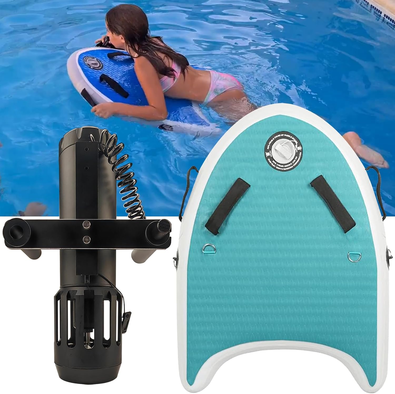 DCCMS underwater scooters and mini paddleboard, thumb control marine cooker with camera support, suitable for surf surfing, diving and snorkeling underwater, portable and powerful water scooter for adults and children 2 71M LsRTWDL. AC SL1500