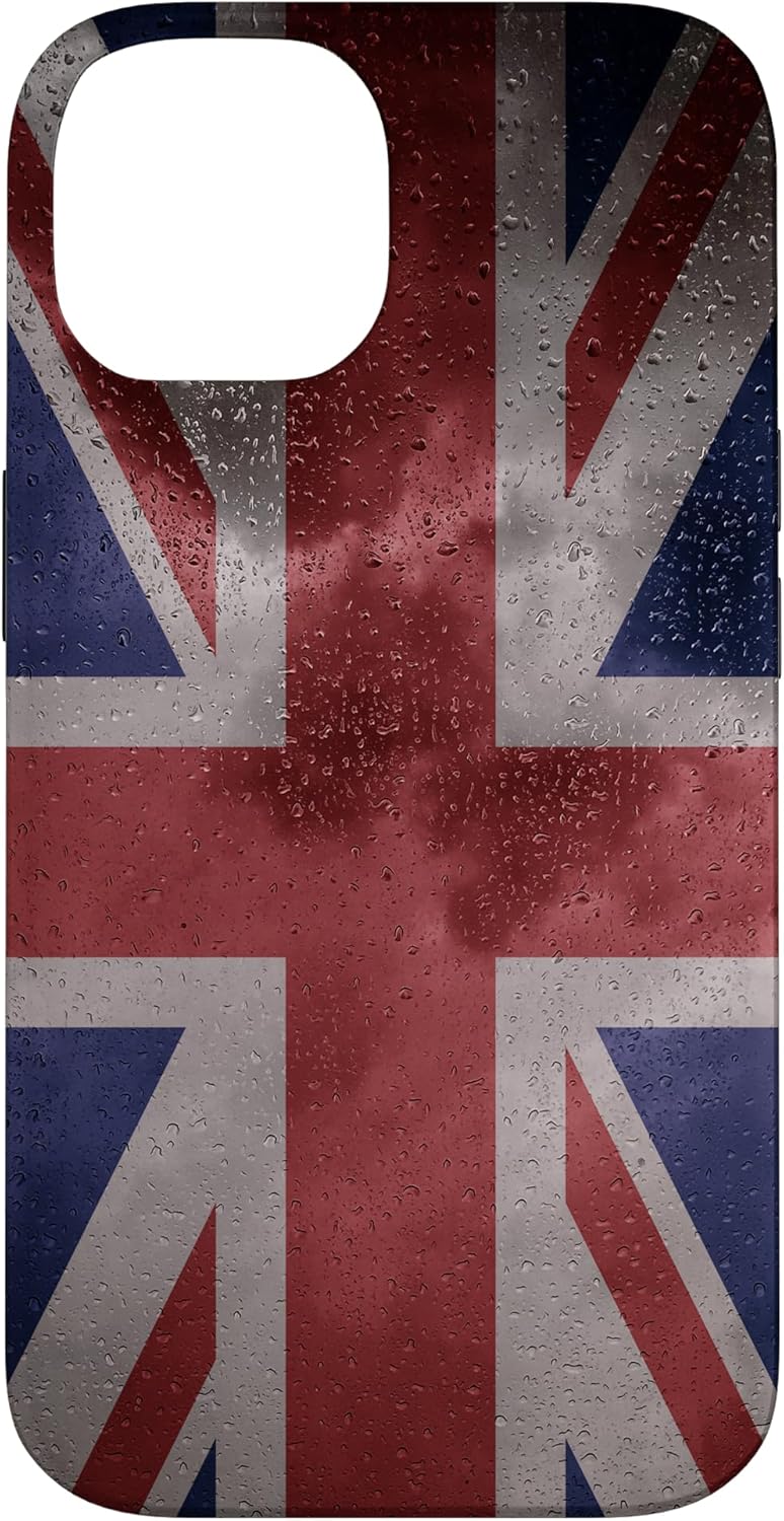 Britain Raindrop Style Flag - British Pride Case for iPhone 16