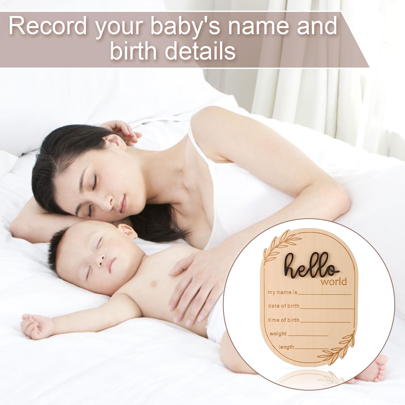 Cartes étapes Anniversaire Bébé Pyrogravées. - VAL CREE POUR VOUS