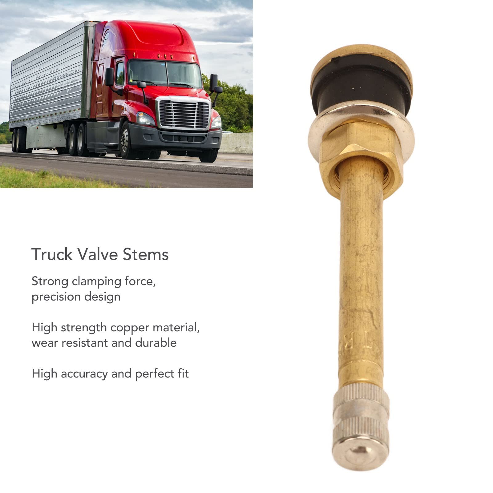 20PCS Reifenventil-Stiele, Schlauch lose Luft-Flüssig-Traktor-Ventil-Stängel für Schlauch lose Reifen, LKW-Klemme im Ventil-3-1/8-in-Tubeleslose LKW-Ventils tange für Busse