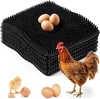 Aphumedc 6PCS Chicken Nesting Pads 12x13in - Washable Reusable Plastic Nest Box Mats for Coop Egg Laying, Durable Poultry Bedding