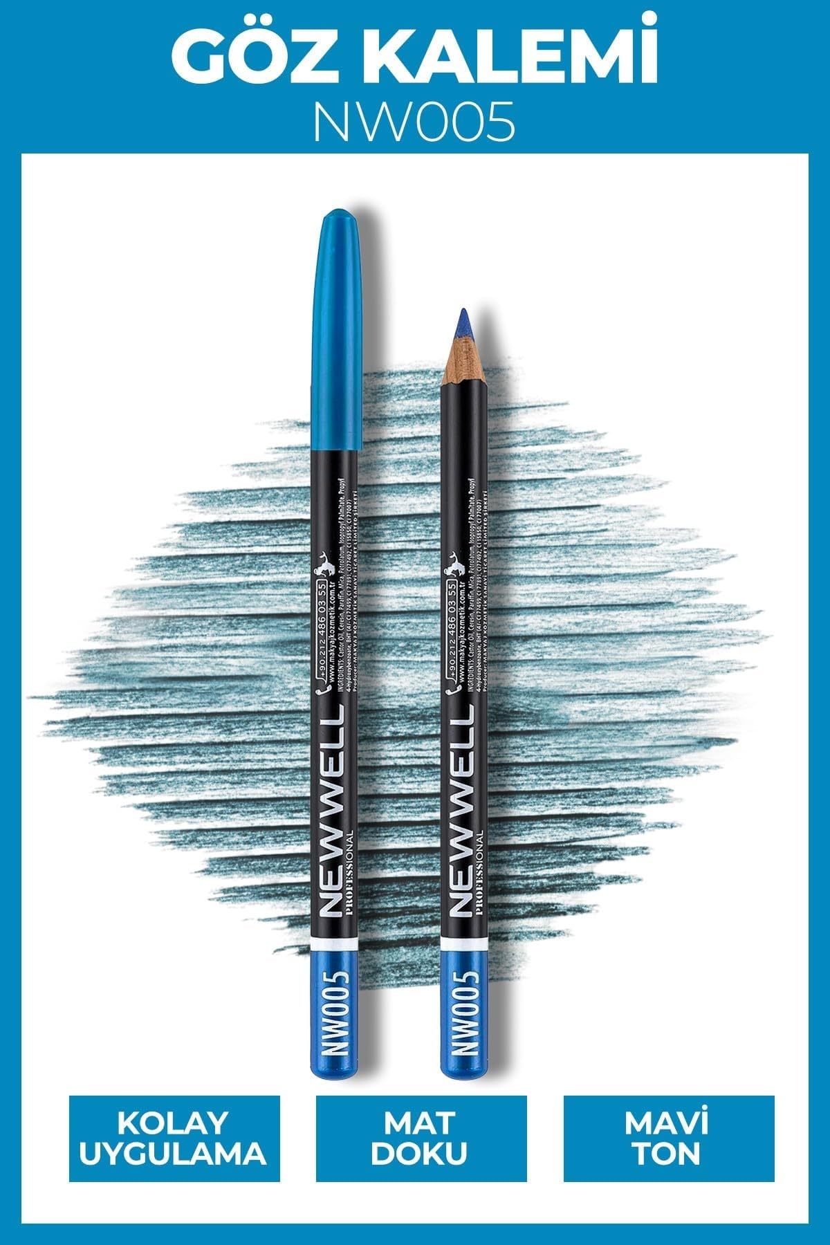 new well Porcelain Make Up Eyelip Pencil 05