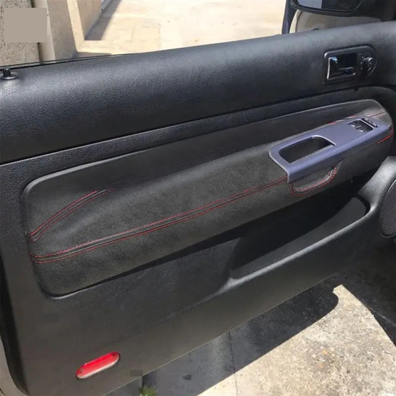 For VW, for Golf, for 4 MK4, for Jetta, for Bora, 1998 1999 2000 2001 2002 2003 2004 2005 Seulement 3 portes panneau d'accoudoir de porte de voiture garniture de couverture en cuir suédé panne