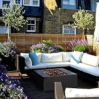 Vista 3 de Skyflame Vidrio de fuego de alto brillo de 20 libras para paisajismo de chimeneas, cobre reflectante de 1/2 pulgada y reflectante de oro rosa