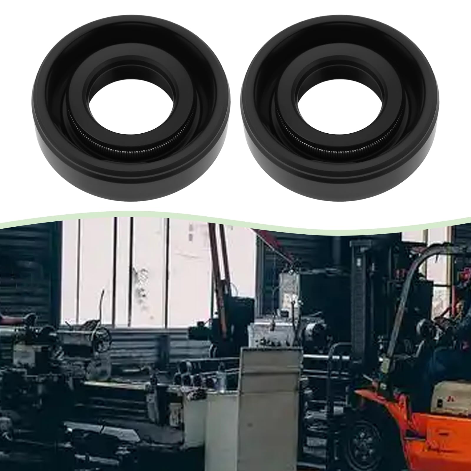 2 Joints Étanchéité Double Lèvre TC 12x25x7mm NBR - Pour Arbres, Automobiles, Pompes Et Compresseurs
