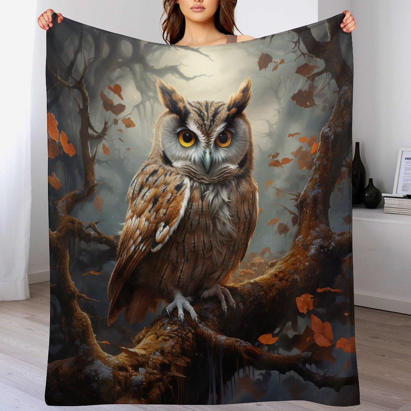 Couverture en polaire flannel chaude de 140x180cm toutes saisons pour lit et canapé