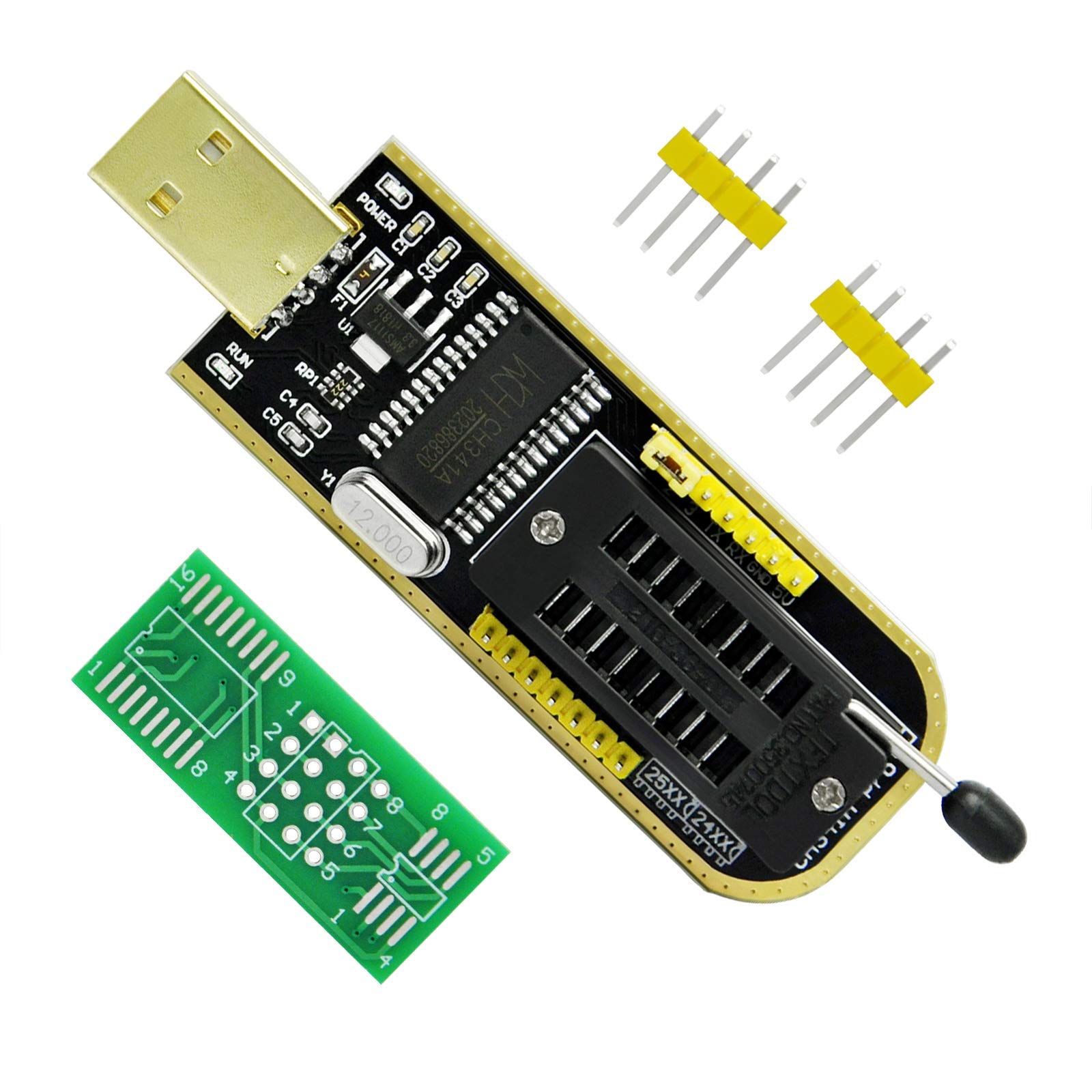Super Debug USB Programmer CH341A Series Burner Chip 24 EEPROM BIOS Writer 25 SPI Flash AE1185 (B08M4F67LZ) Amazon Price History, Amazon Price Tracker