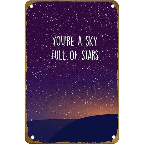 Coldplay 'Sky Full of Stars' Poster: A Nostalgic Tribute for Music Aficionados