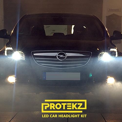 Miniatura 8 de Protekz Kit de faros delanteros LED 6000K blanco 120W 30000LM todo en uno H1 H4 H7 H11 H13 9005 9006 9007 9004 9012 5202 H8 H9 H3 880 881 893 (H13