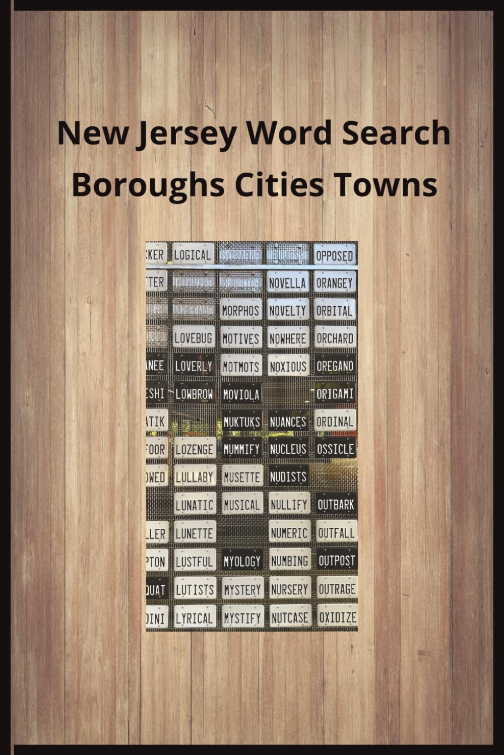New Jersey Word Search: New Jersey Word Search Boroughs Cities Towns