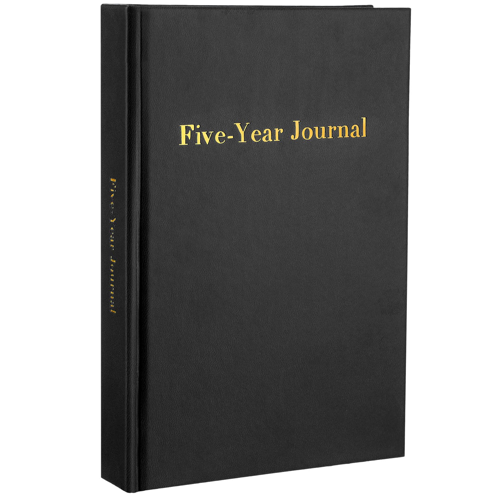 Resurhang Hard Cover 5 Year Journal 6 x 8.5 Inch 5 Year Memory Notebook Daily Journal, Yearly Undated Diary Life Planner Log Book Gifts for Men and Women (Black) โ image 1