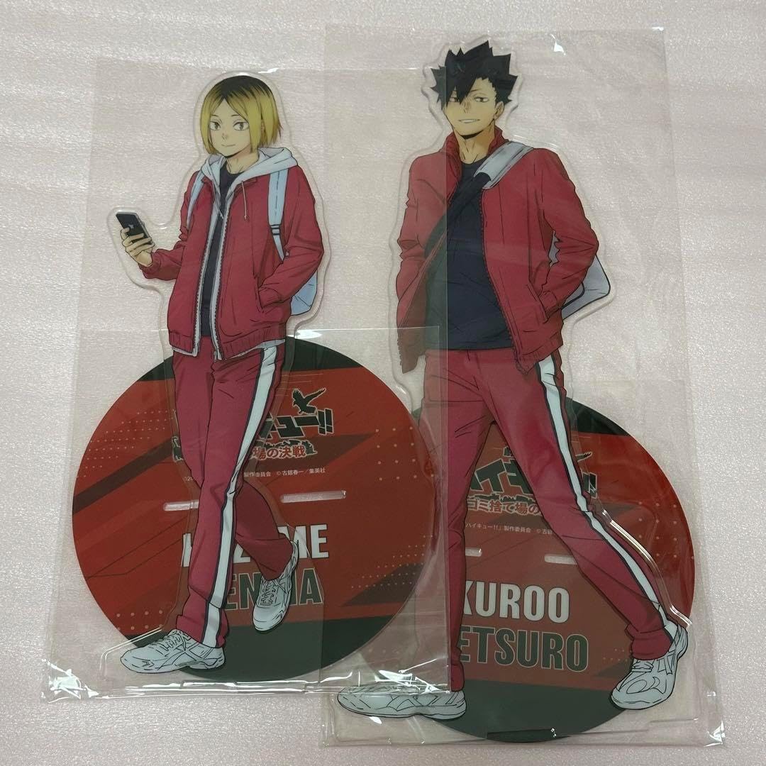 劇場版ハイキュー　ゴミ捨て場の決戦　研磨　黒尾　アクリルスタンド　布ポスター 劇場版ハイキュー ゴミ捨て場の決戦 研磨 黒尾 アクリルスタンド 布