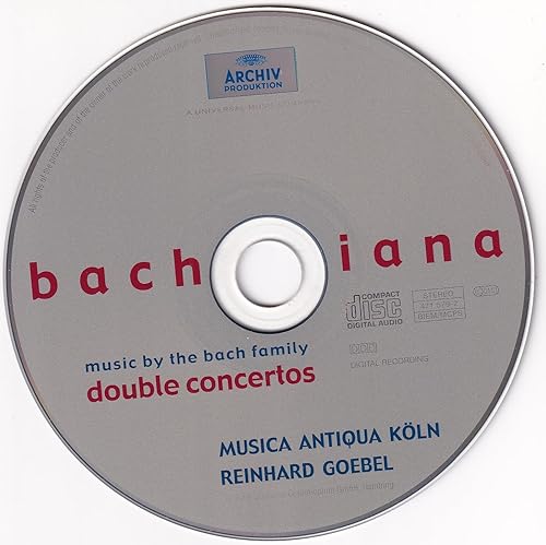 Miniatura 4 de Bachiana Música de la familia Bach - Conciertos dobles