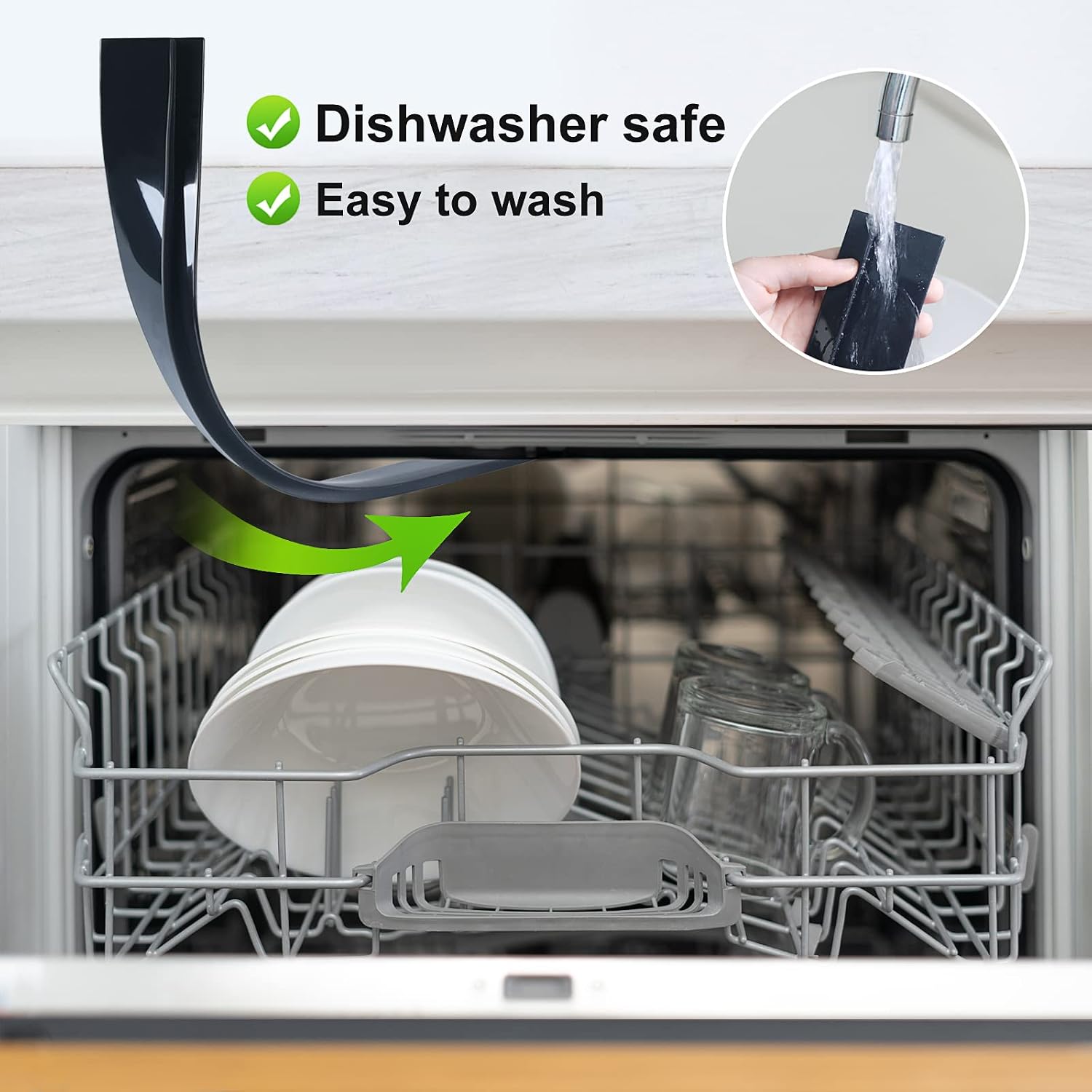 Stove Gap Covers (2 Pack), Suzulkcw Silicone Gap Covers for Kitchen Stove Counter, Gap Filler Between Stove and Counter, Heat Resistant, Easy To Install, Easy to Clean (21 Inches, Black)