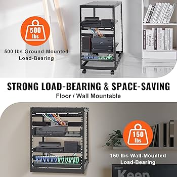 MO640MB、230MB Amazon.com: VEVOR 20U Open Frame Server Rack, 23''-40