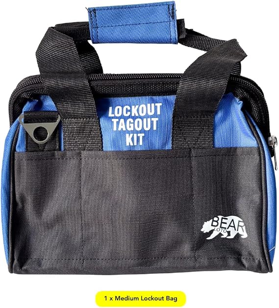 Industrial Lockout Tagout Kit (Loto) - Complete Safety Compliance Set with Padlocks, Hasps, MCB & Plug Lockouts, Cable Ties & Do Not Operate Tags - Electrical, Industrial & Hazardous Environments