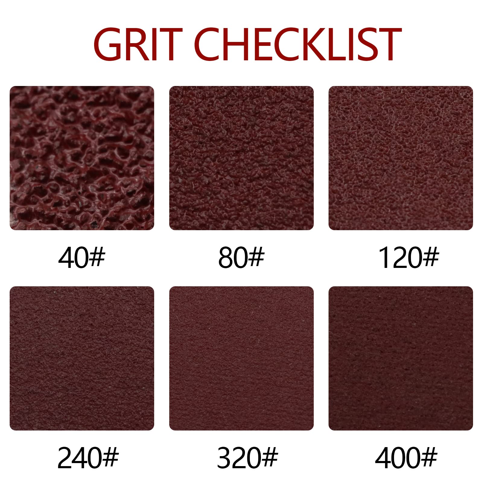 Lot De 10 Bandes Abrasives Uxcell Oxyde D'aluminium Grain 40 - 3x18 Pouces - Neuf
