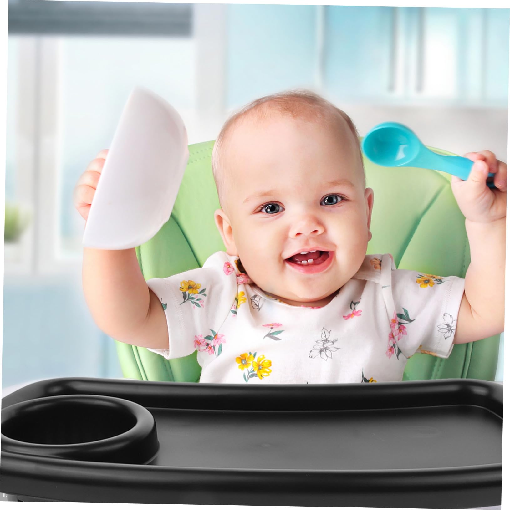 Vassoio Organizer in Plastica Portabicchieri e Snack Staccabile per Facile e Resistente Accessorio Pratico per Passeggini