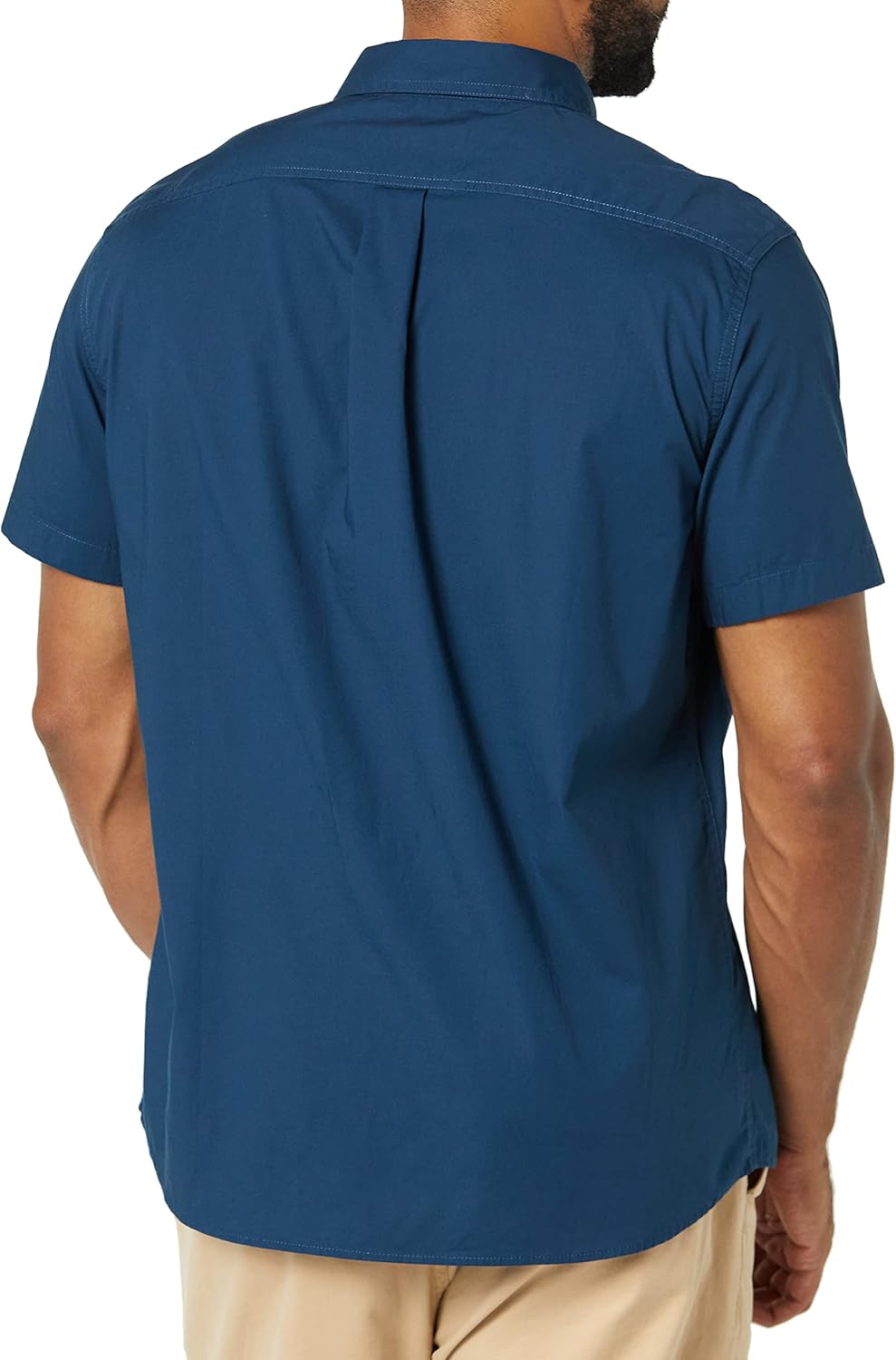 Amazon Essentials Mens Slim-Fit Short-Sleeve Two-Pocket Utility Shirt - Image 2