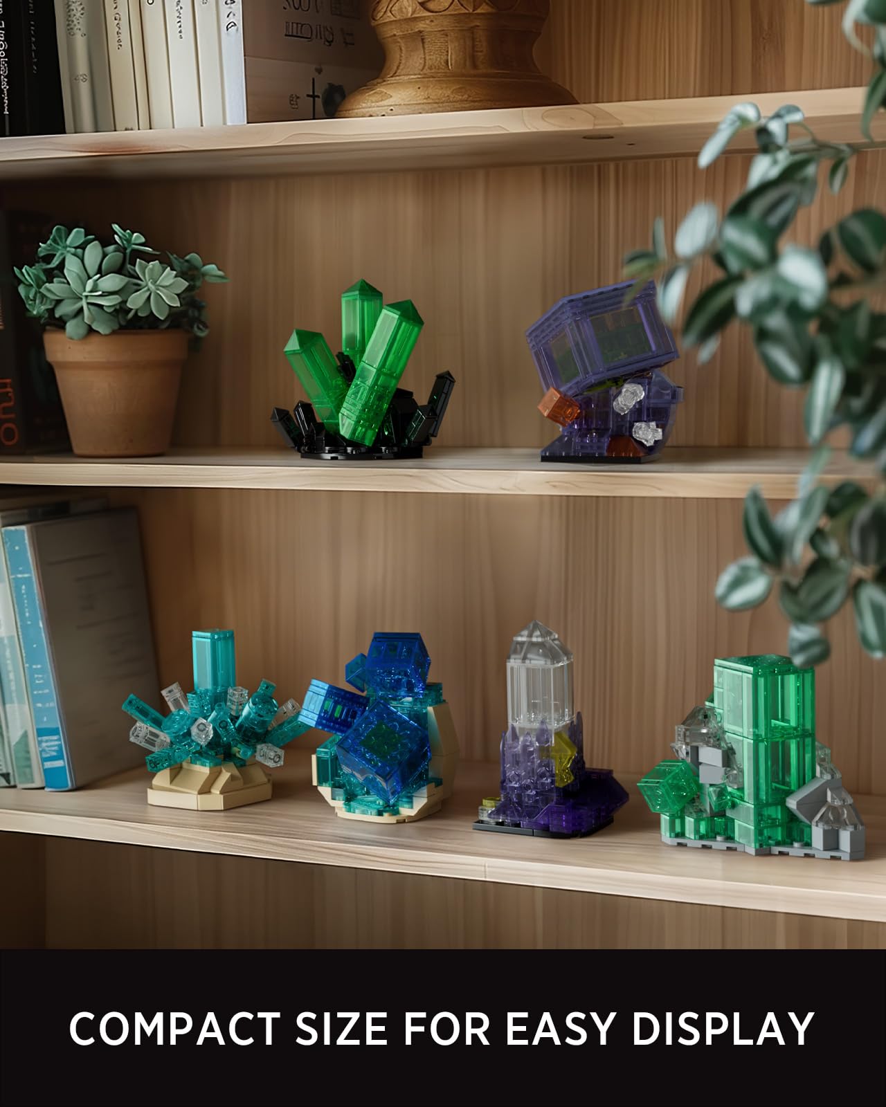 Nifeliz Kit de Collection de Roches Géologiques pour Adultes, 6 Modèles de Minéraux, 651 Pièces