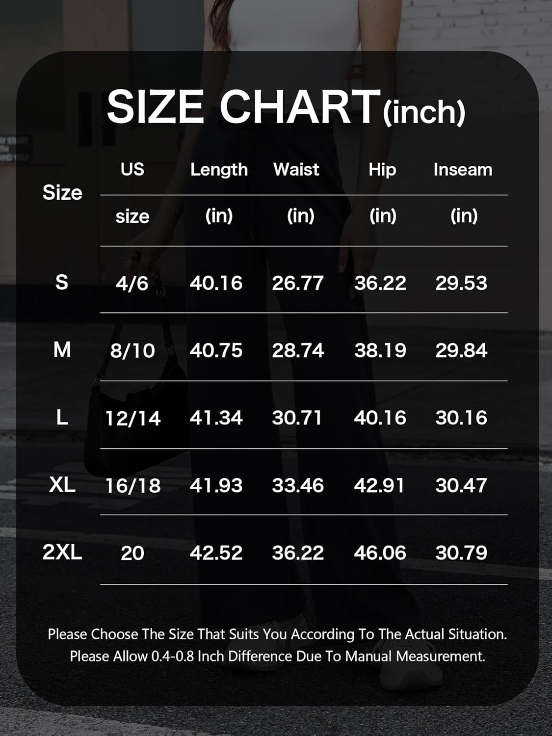 Womens Wide Leg Sweatpants High Waisted Lounge Pants with Drawstring Casual Athletic Yoga Workout Pants No Pockets - Image 7