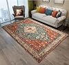 Nordic Style Rug Carpet Persian Pattern Mat Royal Palace Rug Vintage Pattern Washable Soft Ethnic Style Soundproof Retro 200300cm Moroccan Pattern Rug All Season Floral Living Mat 80160cm Rectangle