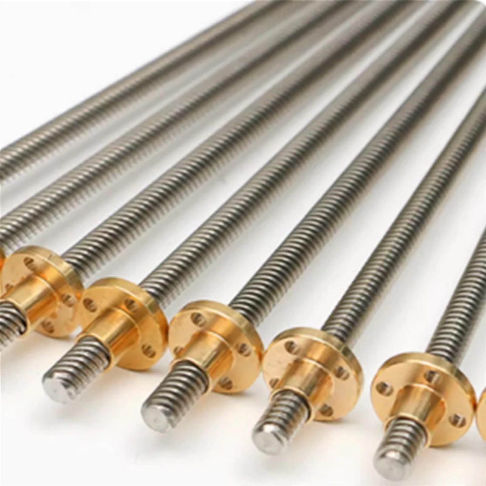 Trapezgewindespindel 1PC T18 Trapez Stange Blei Schraube Gewinde 18mm Blei 4mm Mit Messing Mutter Länge 100 MM-1200MM for 3D Drucker Teile(200mm)