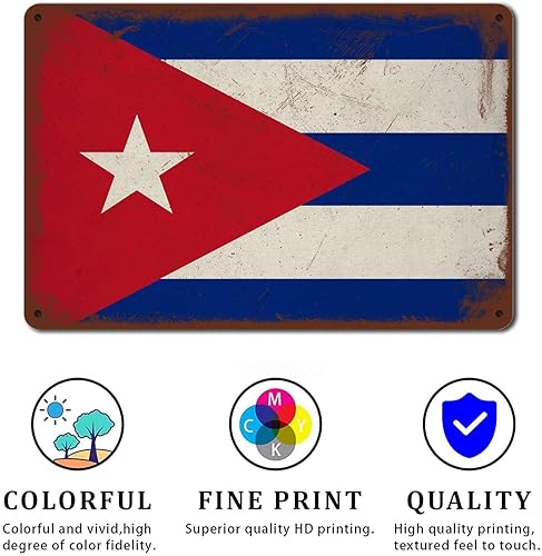 Miniatura 5 de wydsg Arte de la bandera de Cuba, impresión de bandera de Cuba, póster de bandera, banderas de país, regalos cubanos, pintura de bandera, letrero de