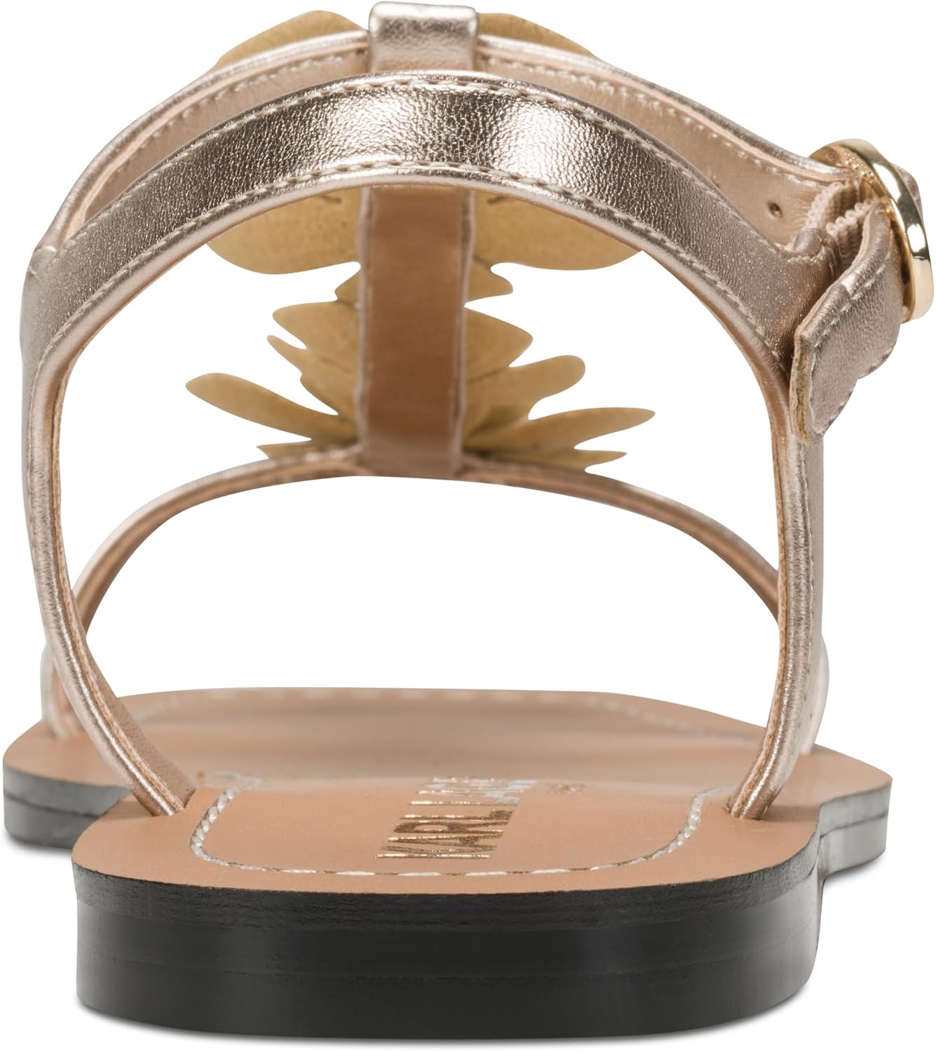KARL LAGERFELD Women's Margate Flat Thong Sandal With Flower Embellishments