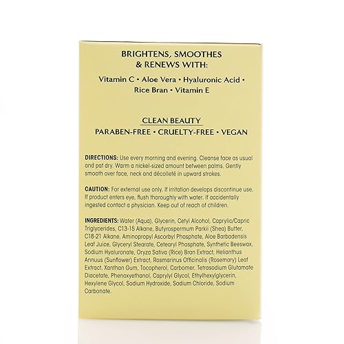 Miniatura 6 de Crema facial con vitamina C hidratante reafirmante para el cuidado de la piel, potente crema de gel de vitamina C para la cara objetivos de piel