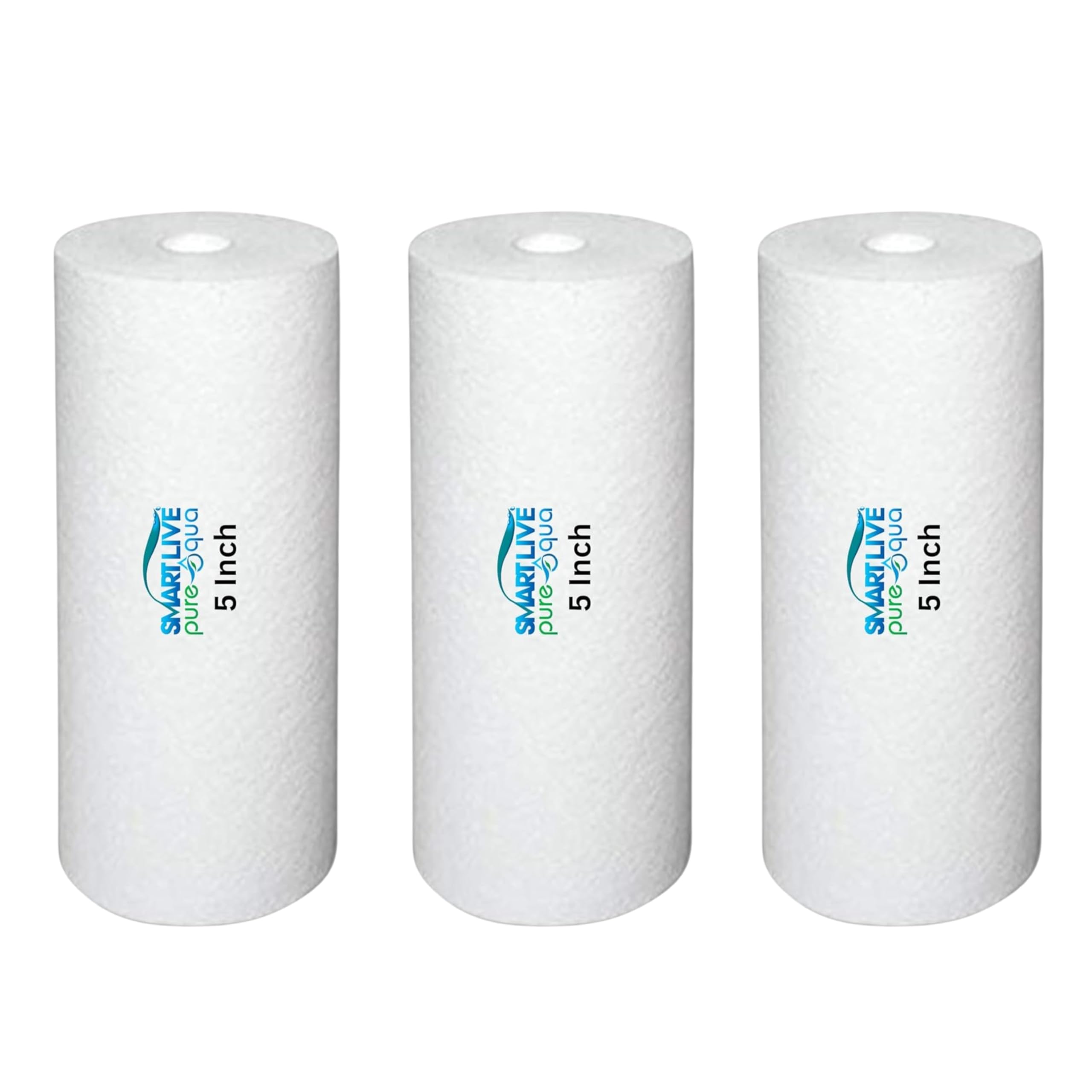 Smart Live 5 inch Spun Cartridge Filter for IFB Washing Machines Front & Top Load | Standard 5 inch Housings Refills (Pack of 3)-image-29